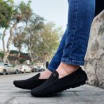 MOCASIN ARABE NEGRO NOBUCK