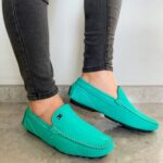 MOCASIN ARABE VERDE NOBUCK