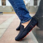 MOCASIN DODO AZUL NOBUCK