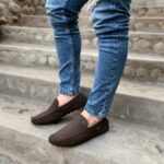 MOCASIN RELOJ MARRON NOBUCK