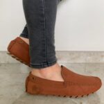 MOCASIN SERRUCHO ORO VIEJO NOBUCK