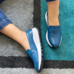 MOCASÍN SNEAKER DAMA ACERO CLARO